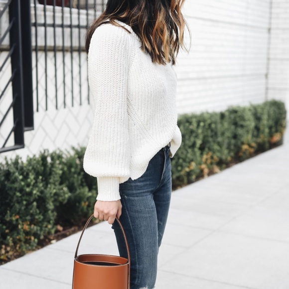 Madewell Balloon Sleeve Sweater 